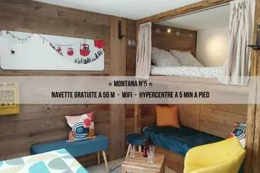 Turistihuoneistot Le Montana   Studio Rue Du Centre   Cosy Et Montagnard   Navette