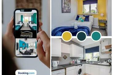 游客公寓 Modern Three Bedroom Contractor House With Free Parking Near M1 Luton Airport By Jesswood Properties