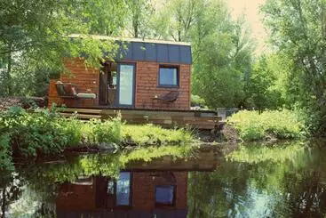 ツーリストアパートメント Idyllisches Tiny House Mit Schoener Aussicht Airco Wifi 30min Von Adam