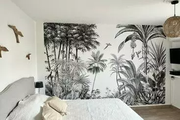 آپارتمان‌های توریست‌ها Le Ti Paradis Du Manganao, Accès Direct Plage