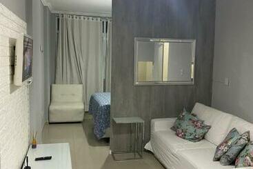 관광객 아파트 Lindo Loft Em Frente Ao Mar   Praia José Menino