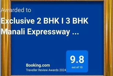 ベッドアンドブレックファースト Exclusive Floor On Manali Expressway For Family