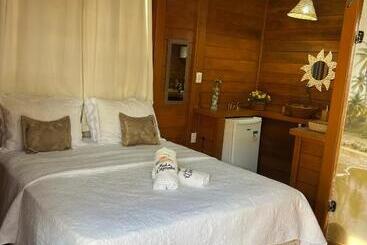 בית מלון כפרי Pousada Bangalôs Sol De Lagoinha