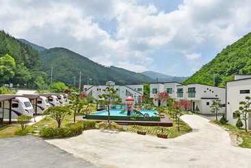 Pension (Hôtel basse catégorie) Muju The Haru Pool Villa