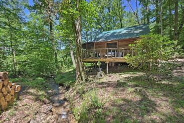 بيت ريفى Creekside  Cabin W/ Deck In Pisgah Forest!