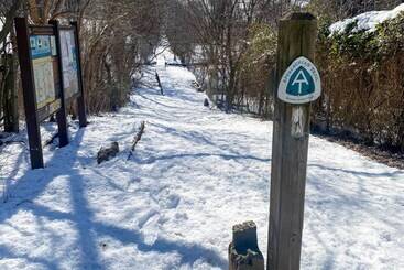 コテージ Modern Mountain Retreat W/ Deck + Hot Tub!