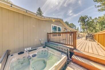 별장 Ruidoso Cabin W/ Hot Tub & On Site Hiking!