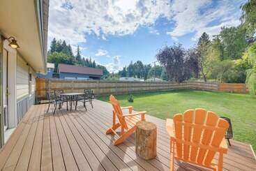 קוטג'' Downtown Bonners Ferry Home W/ Covered Porch!