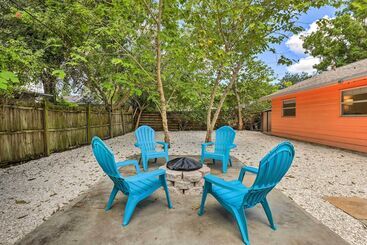 بيت ريفى Boho Chic Sarasota Hideaway: Yard & Fire Pit!