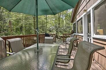 بيت ريفى Pet Friendly Cabin W/ Fire Pit, Bbq & Great Deck!