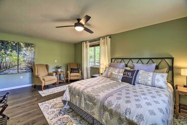 بيت ريفى Updated Ranch Style Home W/ Scenic Deck, Pond