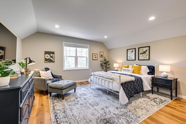 بيت ريفى Chic Wisconsin Retreat W/ Deck, Grill & Fire Pit!