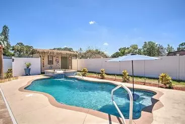 コテージ Cocoa Family Home With Game Room & Private Pool!