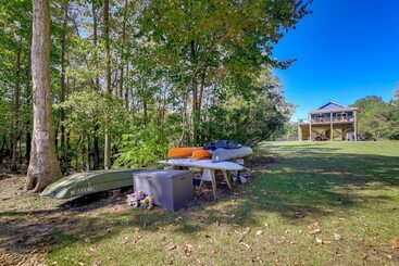 Mökkimajoitus Riverfront Pollocksville Home W/ Private Beach!
