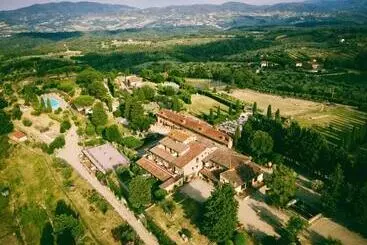 Otel With Swimming Pool Surrounded By Greenery In San Donato Fronzano, Rooms With Air Conditioning And Br