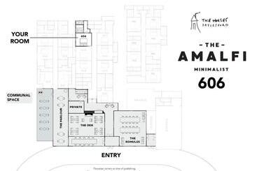 汽车旅馆  The Amalfi Minimalist Room P