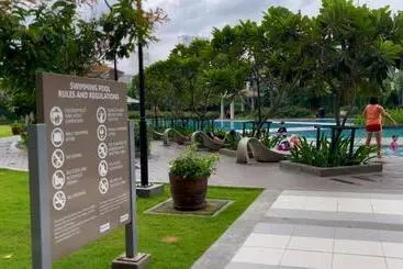 Apart Hotel Modern Contemporary 1br Fully Furnished Condo With Balcony At Prisma Residences