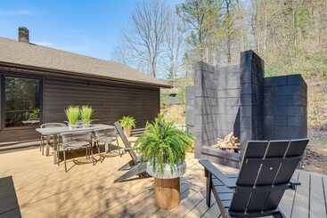 Mökkimajoitus Modern Pisgah Forest Cabin On 60 Wooded Acres!