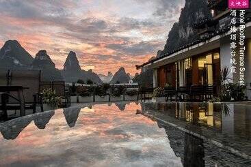 فندق Yangshuo Picturesque Resort   Free Train Station Pick Up