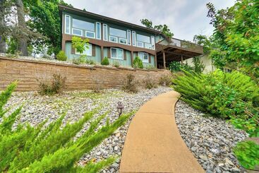Landhus Large Lake Of The Ozarks Home: Deck, Dock & Views