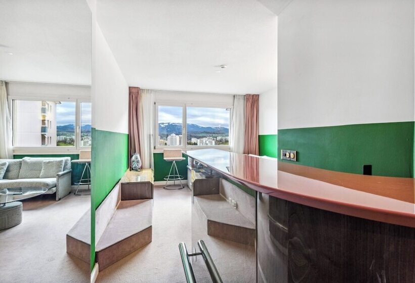 هتل Becozy Au Parc Retro Edition Self Check In Rooms & Studios Fribourg