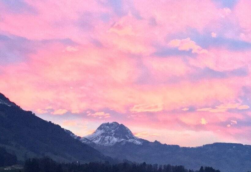 هتل Hôtel Cailler & Bains De La Gruyère