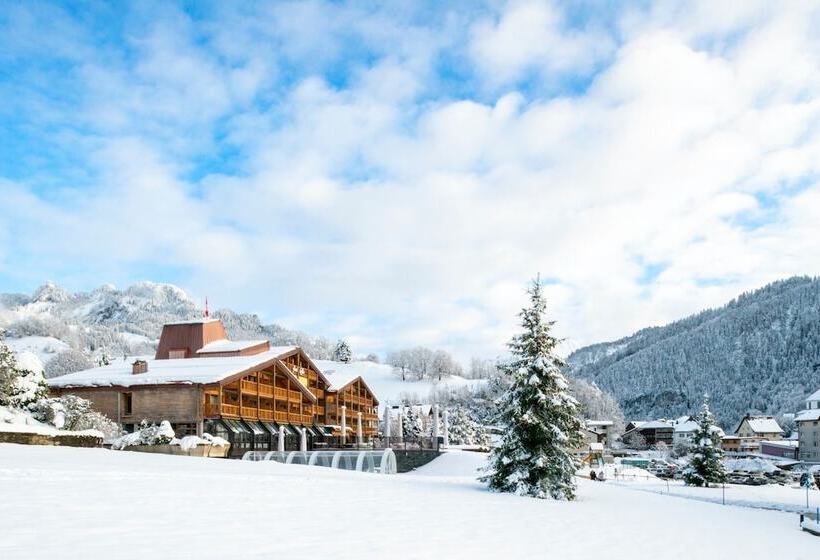 هتل Hôtel Cailler & Bains De La Gruyère