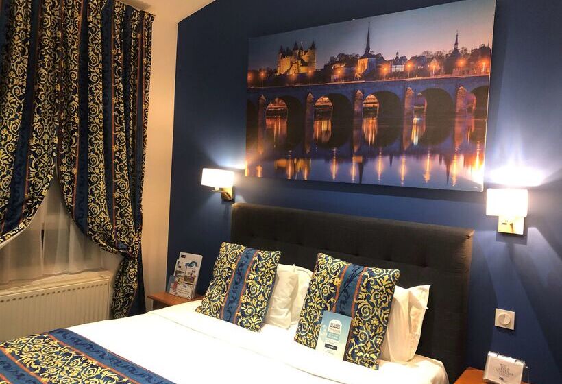 호텔 Kyriad Saumur Hyper Centre Hôtel Appartements Et Spa Soins Sothys Paris