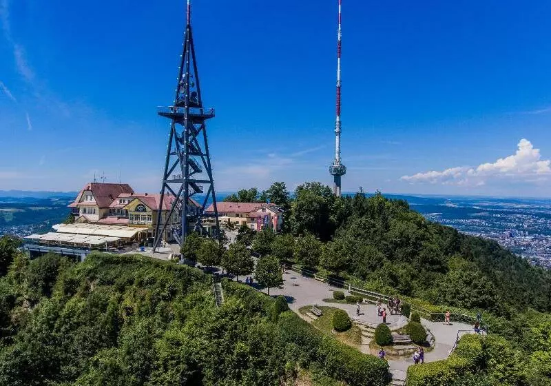 Отель Uto Kulm Car Free Hideaway In Zurich