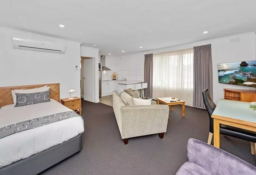 모텔 Fawkner Executive Suites & Serviced Apartments