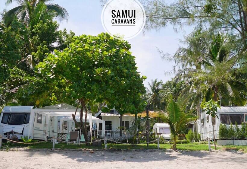 酒店 Samui Caravans Beach Camp