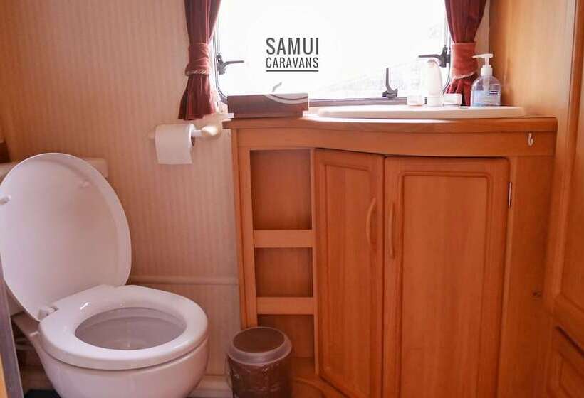 酒店 Samui Caravans Beach Camp