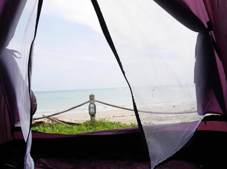 酒店 Samui Caravans Beach Camp