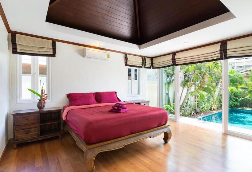Thai Balinese Boutique Villa Alex In Rawai, 3br, Private Pool