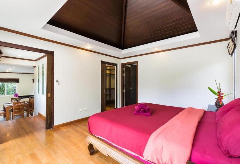 Thai Balinese Boutique Villa Alex In Rawai, 3br, Private Pool