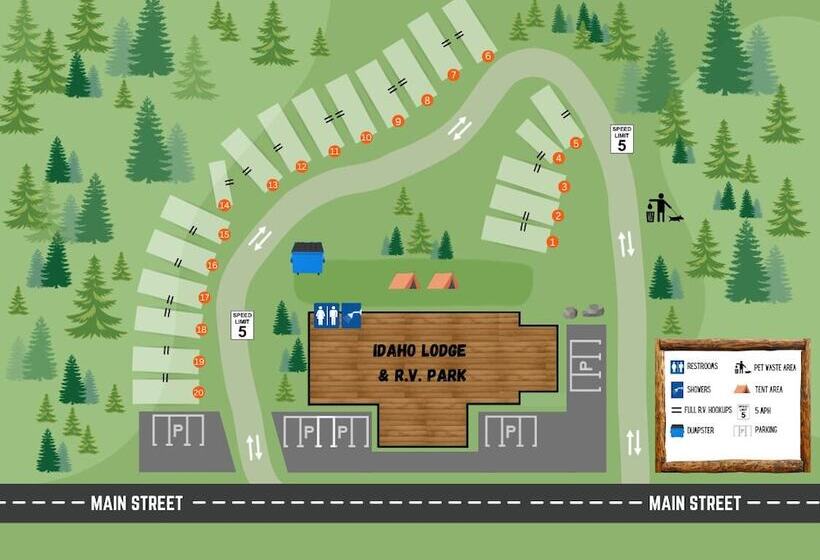 فندق على الطريق The Idaho Lodge & Rv Park