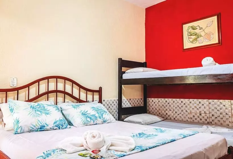 ホテル Hostel Canto Da Praia São Sebastião Próximo Ao Enrocamento Caraguatatuba