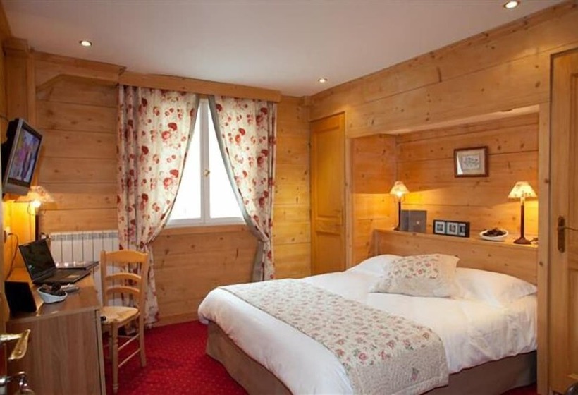 호텔 Le Chalet D Auron Restaurant Et Spa