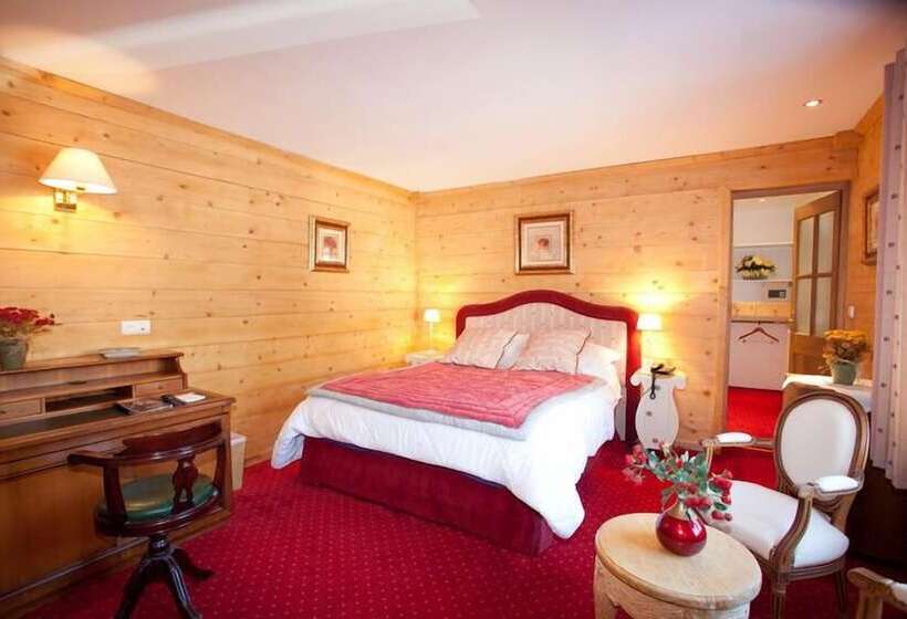 호텔 Le Chalet D Auron Restaurant Et Spa