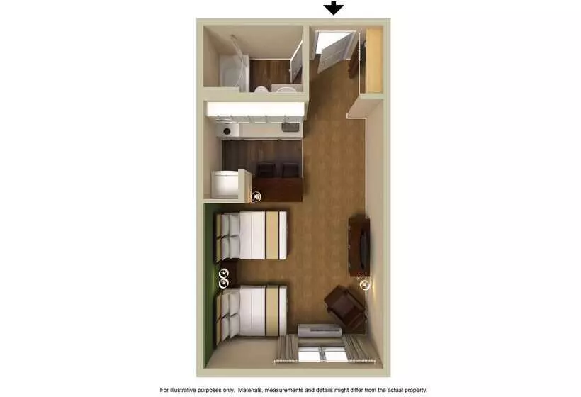 ホテル Extended Stay America Select Suites Chicago Downers Grove