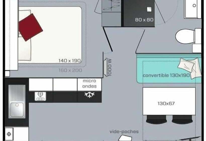 ホテル Camping Le Bois Verdon