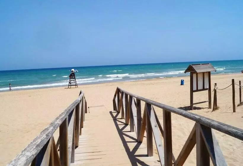 3 Bedrooms Apartement With Sea View Shared Pool And Enclosed Garden At Guardamar Del Segura 4 Km Awa