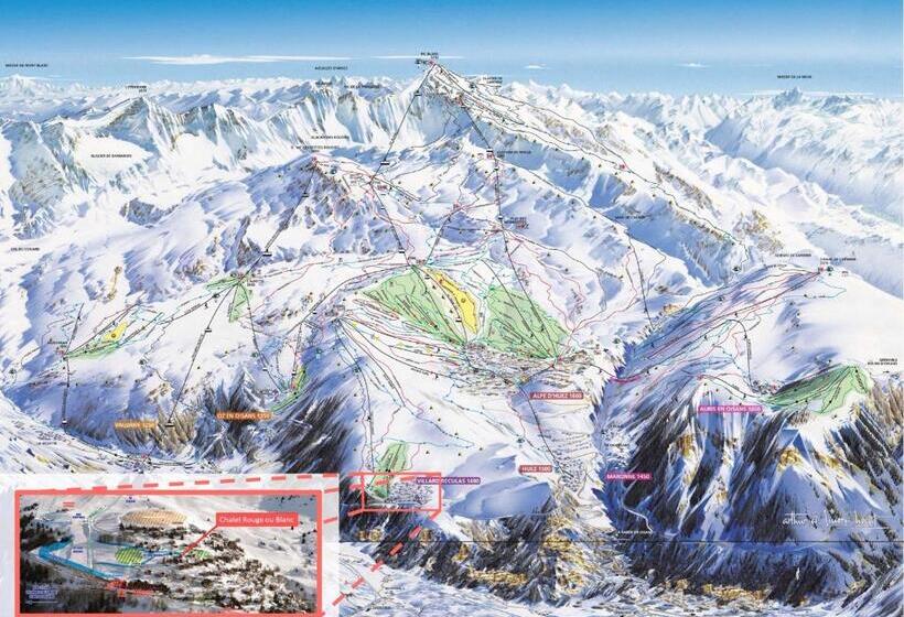 Chalet Rouge Ou Blanc