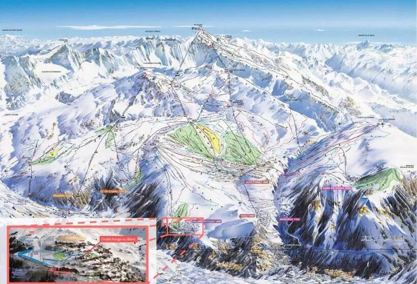 Chalet Rouge Ou Blanc