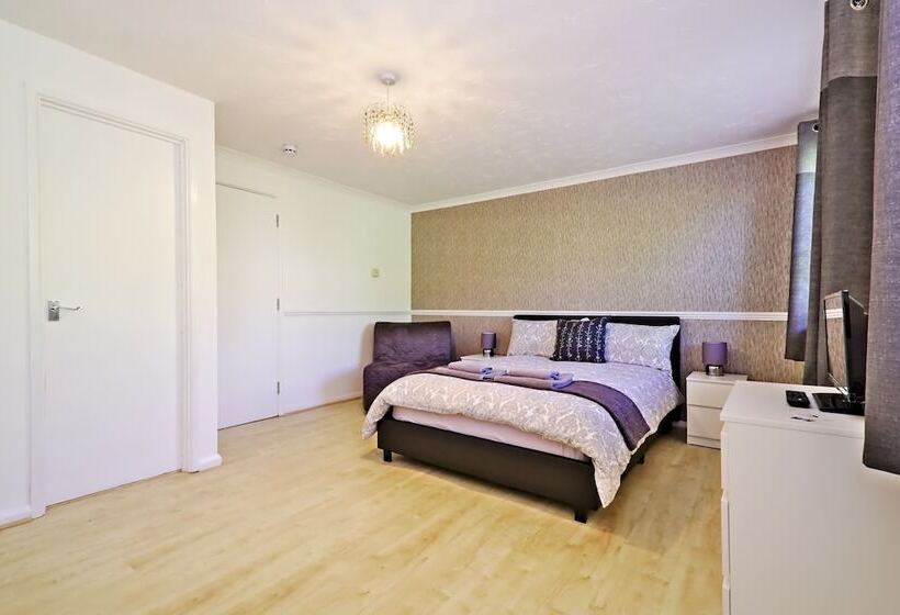 펜션 Harlinger Lodge Annexe