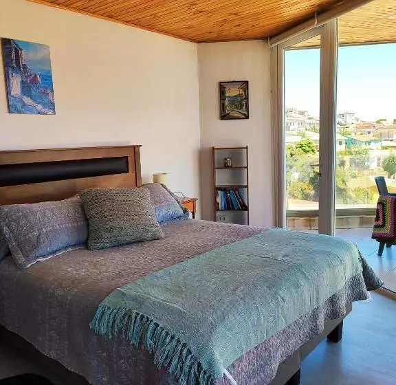 هاستل Hostal Lala Porteña Vista Al Mar, Baño Privado Y Desayuno