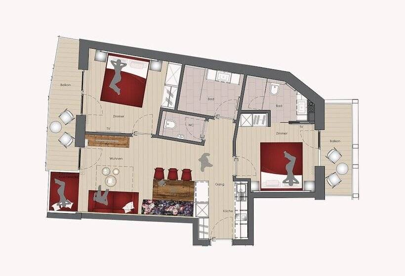 Platzhirsch Apart & Mayrhofen