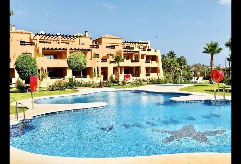 Casares Beach Golf Apartment With Private Garden Direct Pool Access