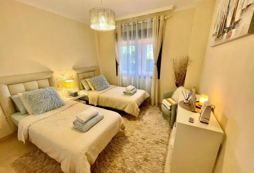 Casares Beach Golf Apartment With Private Garden Direct Pool Access