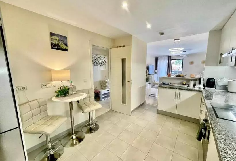 Casares Beach Golf Apartment With Private Garden Direct Pool Access